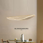 餐厅吊灯现代简约亚克力导光板灯饰北欧个性创意家用吧台灯具