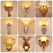 北欧壁灯客厅大象灯创意动物装饰复古个性背景墙床头工程别墅灯