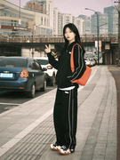 高级感炸街运动服套装女春秋学生，韩版宽松显瘦时尚洋气休闲两件套