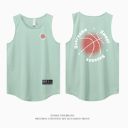 美式篮球背心训练男女夏无袖篮球投篮服运动上衣宽松健身窄肩球衣