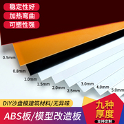 沙盘建筑模型材料DIY手工制作塑料板abs板高达改造胶板硬板塑胶片