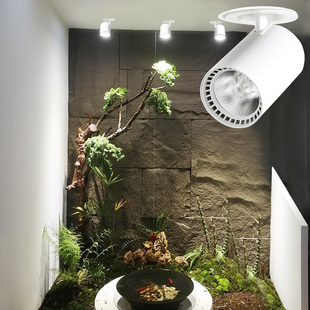 全光谱绿植物墙天花款补光生长灯 内嵌入式可调角度led花卉植物灯
