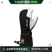 香港直邮潮奢 HESTRA 男士 GTX 3-Finger 军装皮质连指手套 HES01