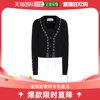 香港直邮潮奢giuseppedimorabito女士，黑色羊毛针织衫