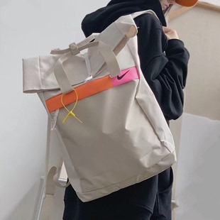 双肩包男女(包男女，)训练背包学生书包，大容量韩版手提包休闲旅行电脑包15.6
