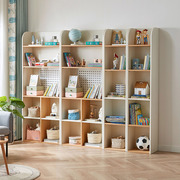 林氏儿童书柜收纳柜现代简约家用客厅格子柜，自由组合家具ah2x木业