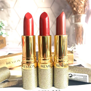 临期revlon露华浓丽采唇膏金管口红006大红色745玫红色325铁锈红