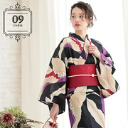 日本正装和服浴衣传统款式，日系复古摄影摄影服装旅游用棉