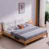 实木床原木北欧现代简约全1.5软靠床小户型双人床主卧婚床网红床