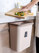 厨房垃圾桶挂式分类家用橱柜门大号可壁挂式折叠收纳桶可挂拉圾筒