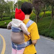 款后背婴儿背四季老式外出背袋传统被式背扇宝宝背带贵州云南简易