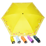 台湾彩虹屋阳伞遮阳伞晴雨两用黑胶防晒防紫外线三折叠女神太阳伞