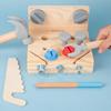 多功能工具台幼儿童手眼协调专注力训练拧螺丝仿真工具台玩具跨境