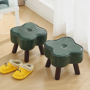 矮凳家用小凳子创意穿鞋凳客厅沙发垫脚凳实木入户门口换鞋凳坐凳