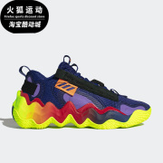 adidas阿迪达斯exhibitb紫红，红色荧光黄男女(黄男女)实战篮球鞋gz9548