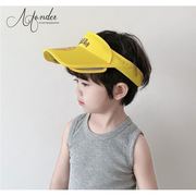韩国儿童防晒帽宝宝帽子夏季女童遮阳帽春秋薄款男童太阳帽空顶帽