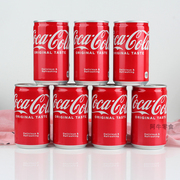 日本进口Coca－Cola迷你版小罐可口可乐限量款碳酸饮料160ml*6罐