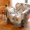 北欧纯棉沙发巾垫全盖单双人沙发床尾毯民族风沙发罩线毯桌布