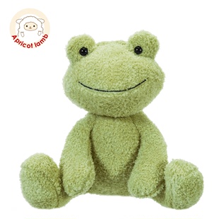 apricotlamb绿色可爱小青蛙布娃娃，玩偶毛绒玩具，女孩礼物青蛙公仔