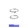kansai锆石小蝴蝶爱心戒指，两件套小众设计感食指戒冷淡风个性指环