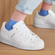 adidas阿迪达斯三叶草女子superstar低帮休闲贝壳，头板鞋gv8899
