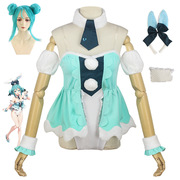 miku初音未来cos动漫，服装全套性感c服白兔女郎角色扮演cosplay服