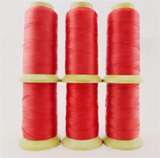 红色棉线白色涤纶线透明线，家用成品缝被子，粗线一卷200米赠送针