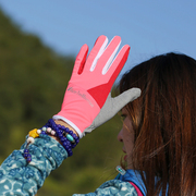 户外全指可触屏手套男女防晒透气防滑开车骑行登山薄款运动春夏季