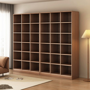 书架一体靠墙落地置物架客厅，柜子自由组合格子柜办公室收纳柜书柜