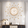 欧式现代简约轻奢钟表挂钟家用北欧客厅创意时尚大气壁挂表石英钟