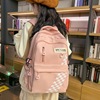 2024韩国时尚可爱双肩，包女款户外休闲行李背包尼龙书包中学生