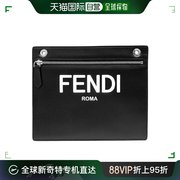 香港直邮FENDI 男士黑色手拿包 7AR985-AHUF-F1GMN