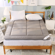 舒瑞雅简约纯色合格品竹炭纤维3cm厚床垫双人垫1防滑垫床褥