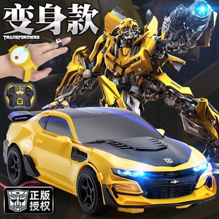 儿童正版大黄峰机器人六一玩具，可遥控车赛车变形金刚男孩生日礼物