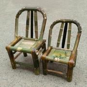 竹子靠背椅椅子竹凳制品家具小竹子板凳坐37365传统家椅用