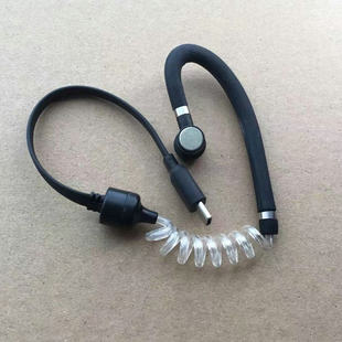 迪泰达对讲机耳机入耳式耳塞耳机线空气导管耳麦，通用型小贝壳耳机