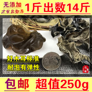 黄松甸特产东北秋木耳干货自产低价小黑木耳，农家鲜木耳250g