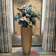 玻l璃钢落地大花瓶仿真插花艺套装客厅酒店，商场欧式现代装饰品摆