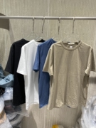 韩国进口2024春季净版简约宽松舒适短袖T恤女TX070