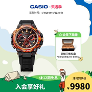 卡西欧G-SHOCK 40周年红焱纪念款时尚运动高端太阳能手表男