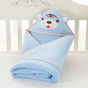 新生婴儿抱被初生包被秋冬季加厚款纯棉宝宝外出包裹用品两用被子