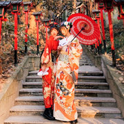 振袖和服改良女日式中国风正装传统女装拍照浴衣日本神明少女