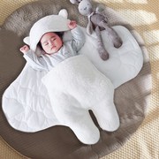 初生婴儿抱被冬款新生儿包被春秋防惊跳睡袋宝宝用品襁褓加厚外出