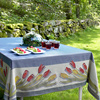  瑞典ekelund 蓝色全棉桌布台布户外花园北欧田园艺术布艺