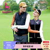 SVG高尔夫服装男款丝绒拼接立领马甲情侣款时尚拉链开衫背心