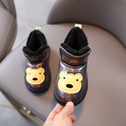 冬季儿童雪地靴1—36岁半男童防水加绒加厚女童防滑保暖宝宝棉鞋