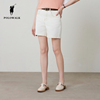polowalk白色短裤女2024夏季小个子休闲百搭显瘦直筒西装裤子