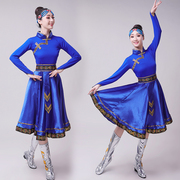 蒙古族筷子舞蹈演出服女鸿雁广场，舞台装蒙古袍，成人少数民族表演服
