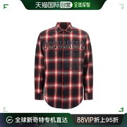 香港直邮Dsquared2 二次方 男士格纹长袖衬衫