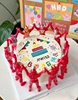 网红打怪兽超人蛋糕装饰品摆件，宇宙英雄卡通儿童生日派对装扮插件
